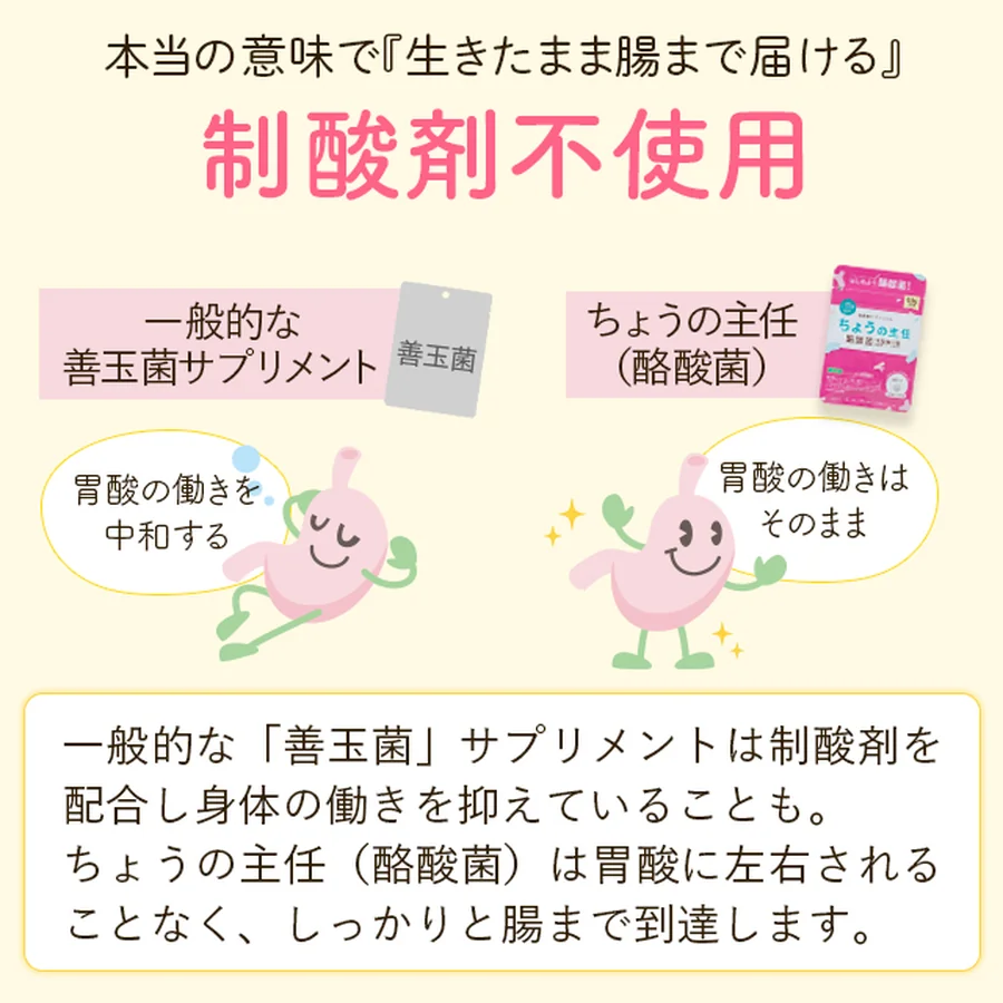 ちょうの主任（酪酸菌サプリメント）（4枚目）